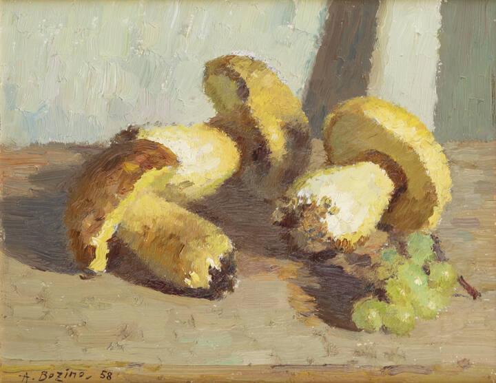 ATTILIO BOZINO - 'Funghi', Sostegno, 5 ottobre 1958