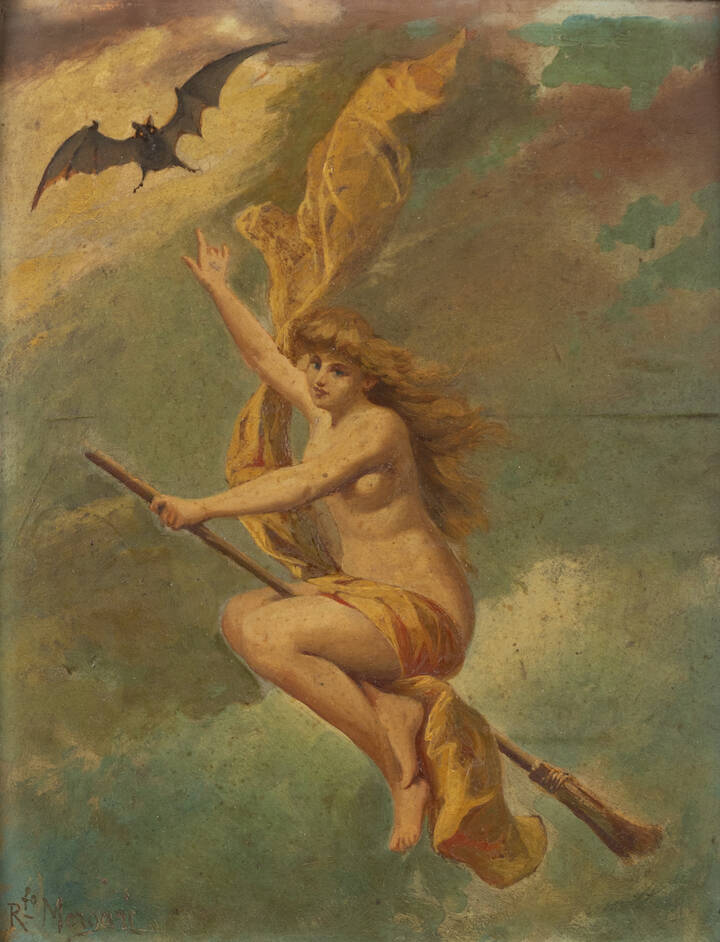 RODOLFO MORGARI - 'Ritorno dal Sabbat.-La strega'