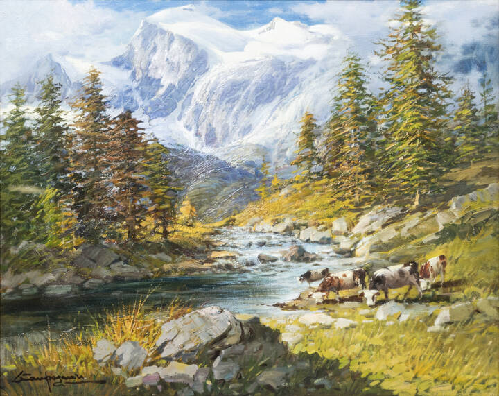 LICINIO CAMPAGNARI - 'Cogne-Il Gran Paradiso'