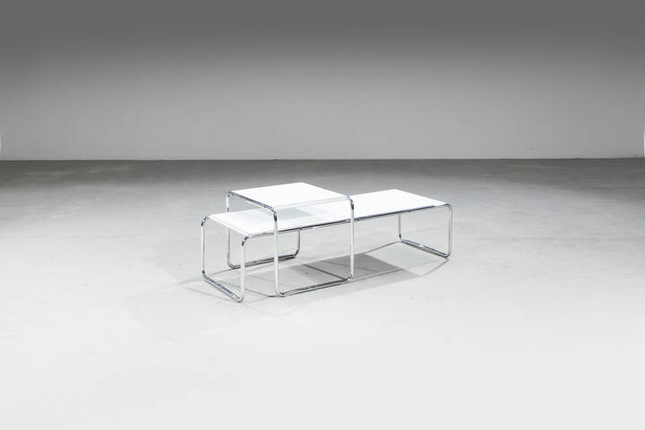 MARCEL BREUER - Coppia di tavolini