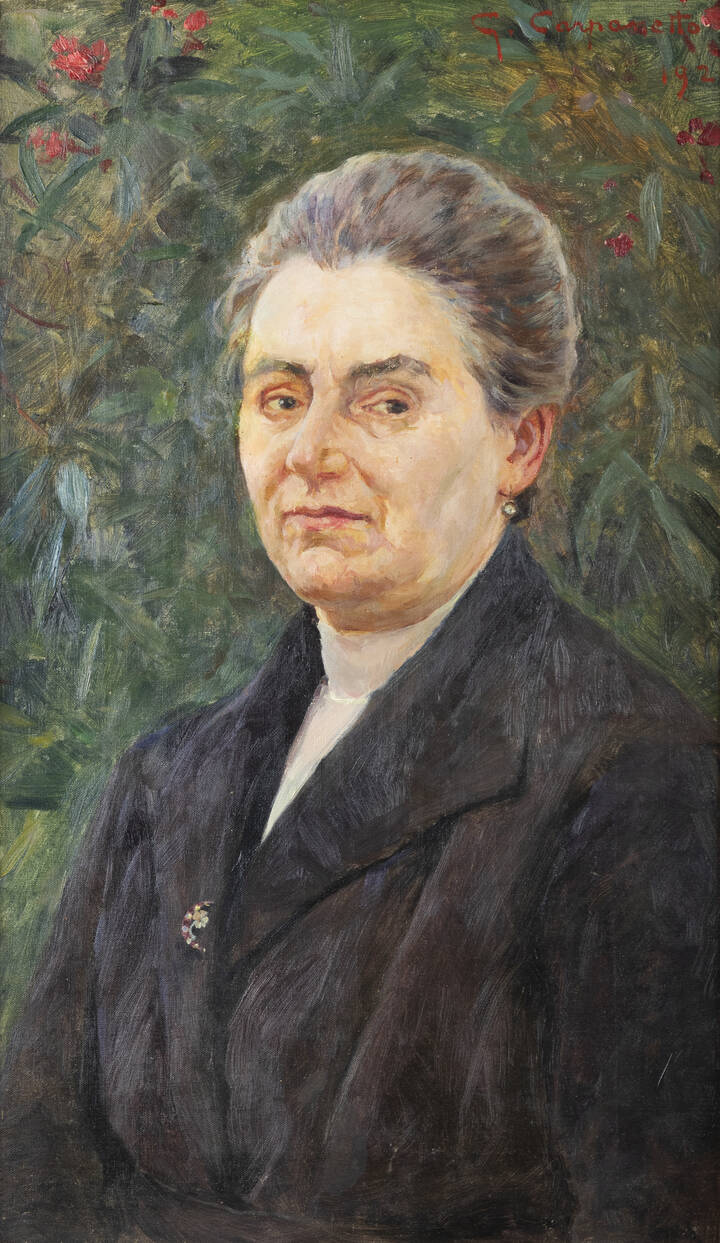 GIOVANNI BATTISTA CARPANETTO - 'Ritratto di signora' 1921 
