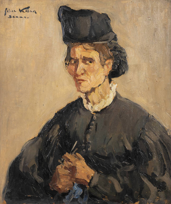 FELICE VELLAN - 'Donna in costume tradizionale abruzzese' Scanno (Abruzzo)