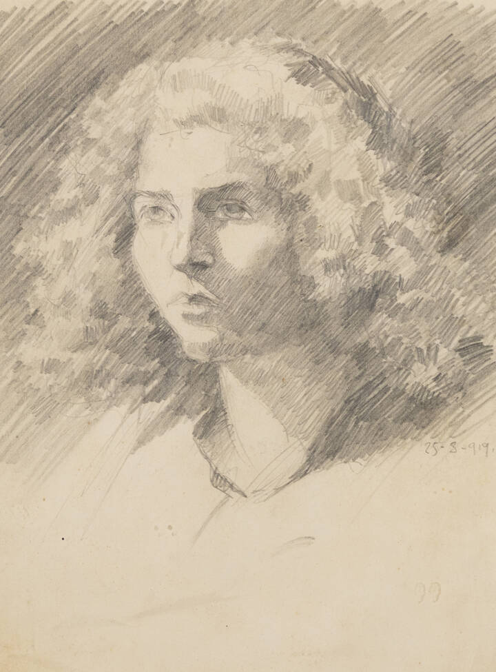 FELICE VELLAN - 'Ritratto' 25-3-1919