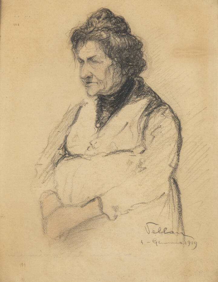 FELICE VELLAN - 'La vecchia infermiera' 4 Gennaio 1919