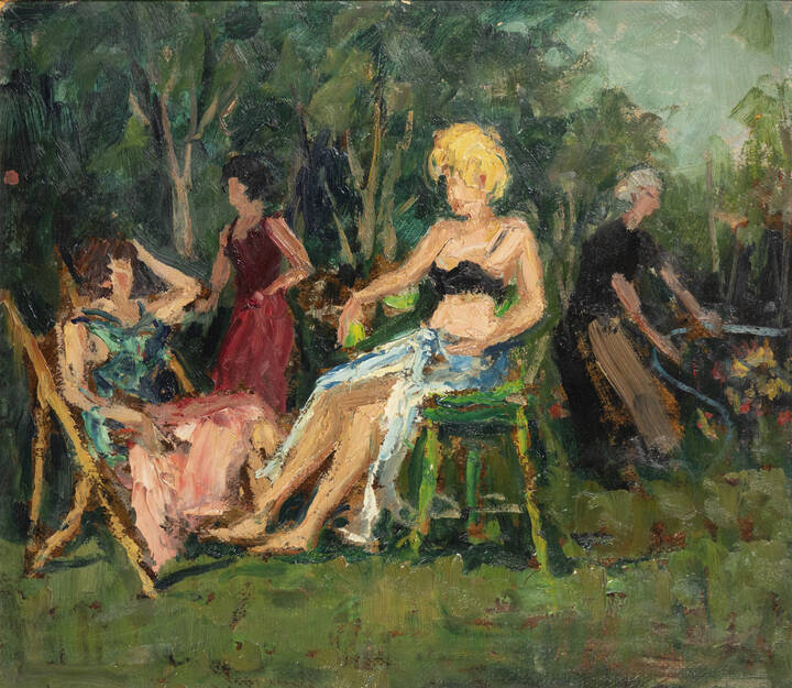 FELICE VELLAN - 'Nel giardino a Mazzè' Giugno 1962