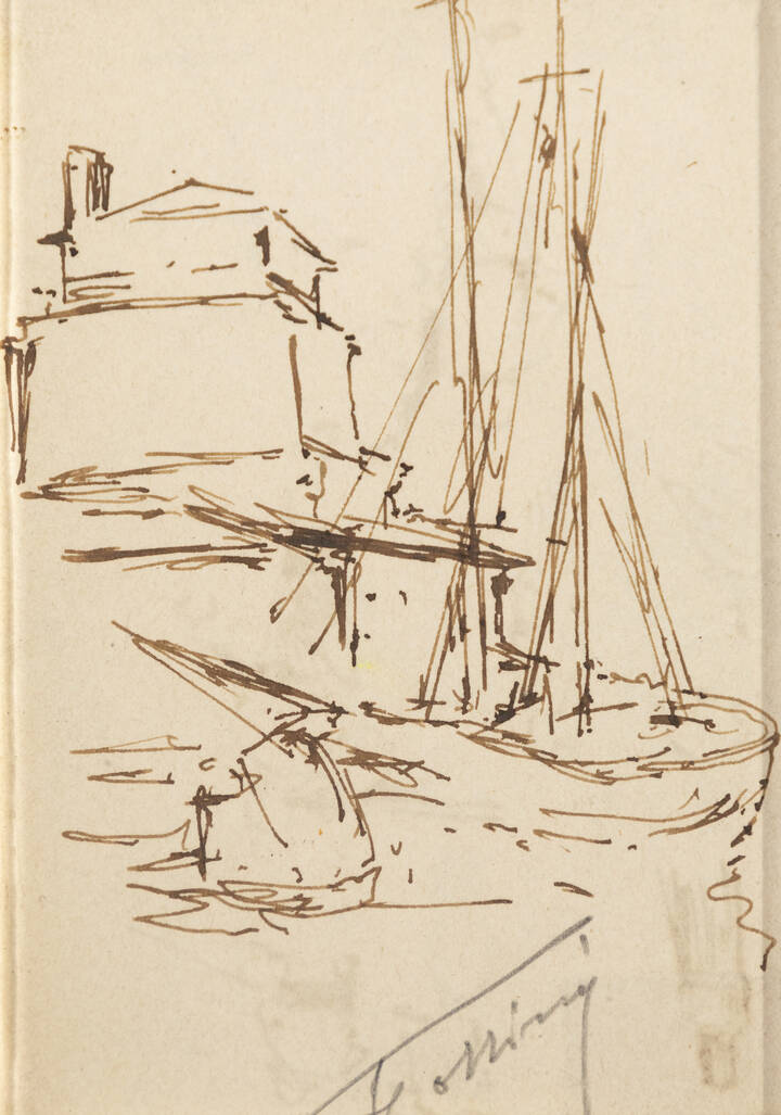 CARLO FOLLINI - 'Casa e barca a vela'