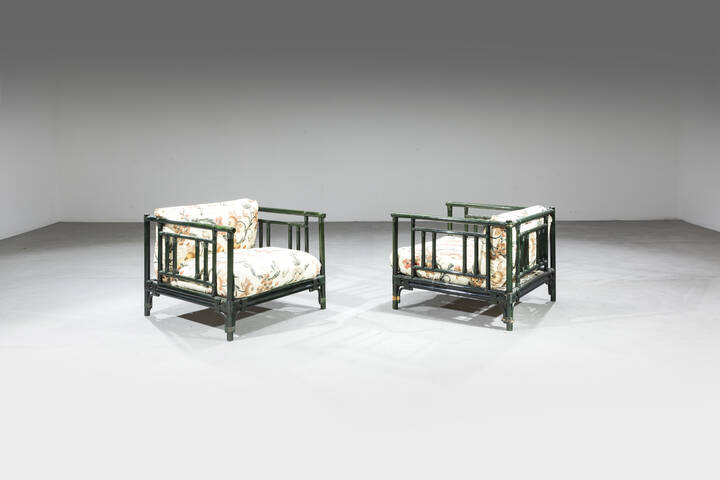 PRODUZIONE ITALIANA - Coppia di poltrone 