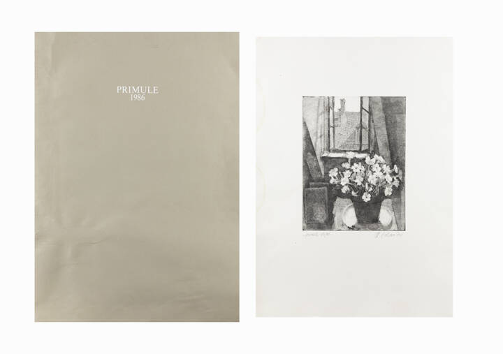 MARIO CALANDRI - 'Primule' 1986