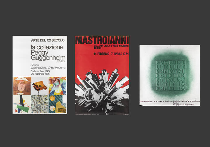 LOTTO DI TRE MANIFESTI - Lotto di tre manifesti<br>