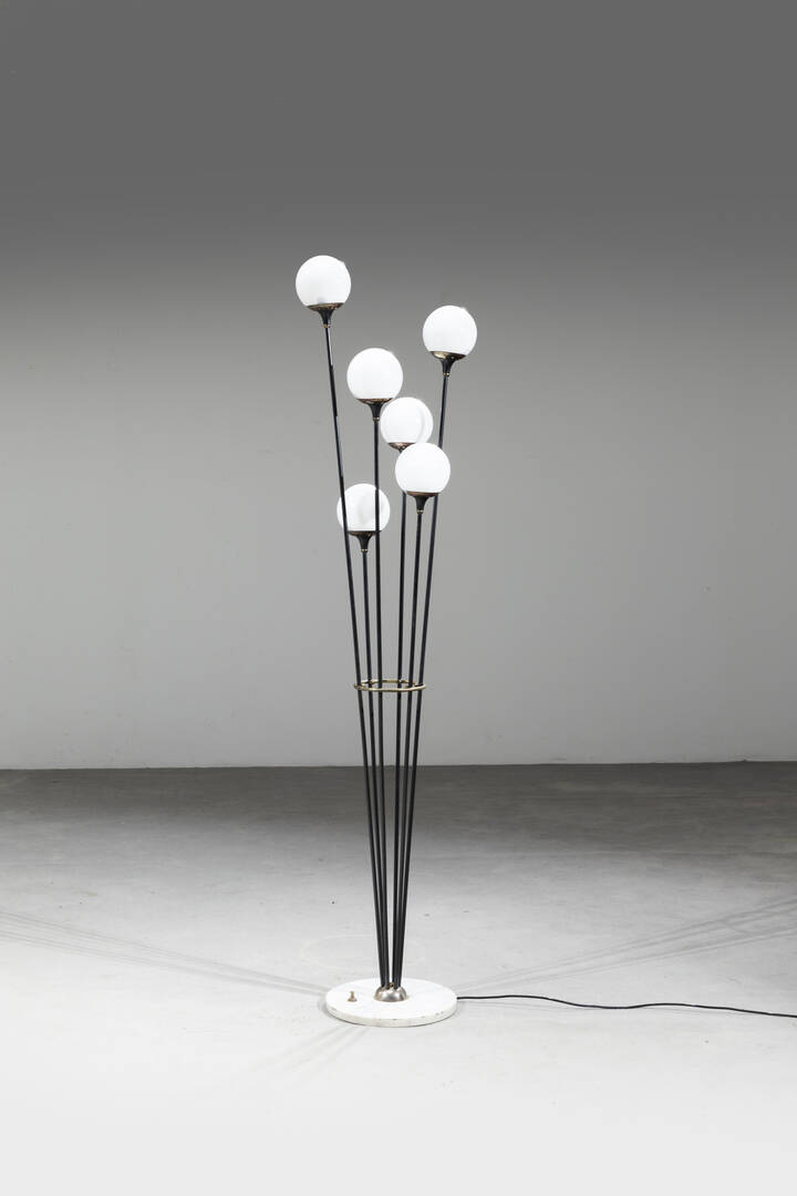 STILNOVO - Lampada da terra mod. Alberello a sei luci