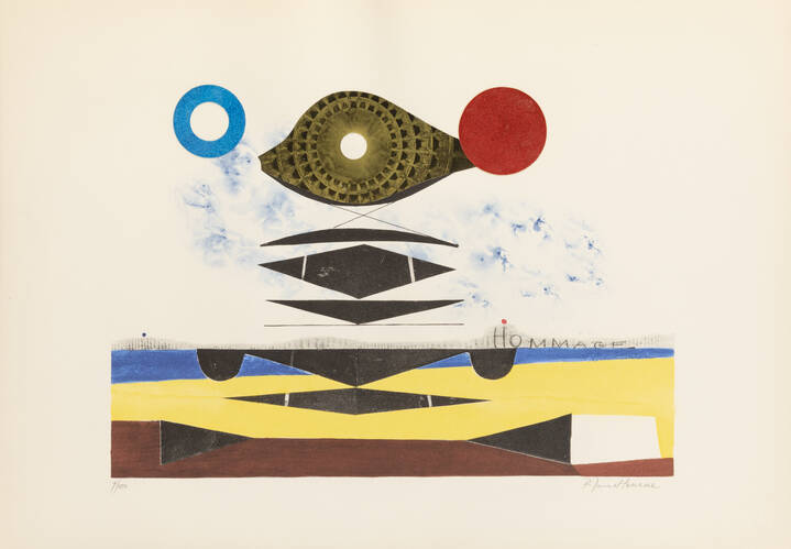 ROLAND PENROSE - 'Senza titolo (Hommage)' (1975)