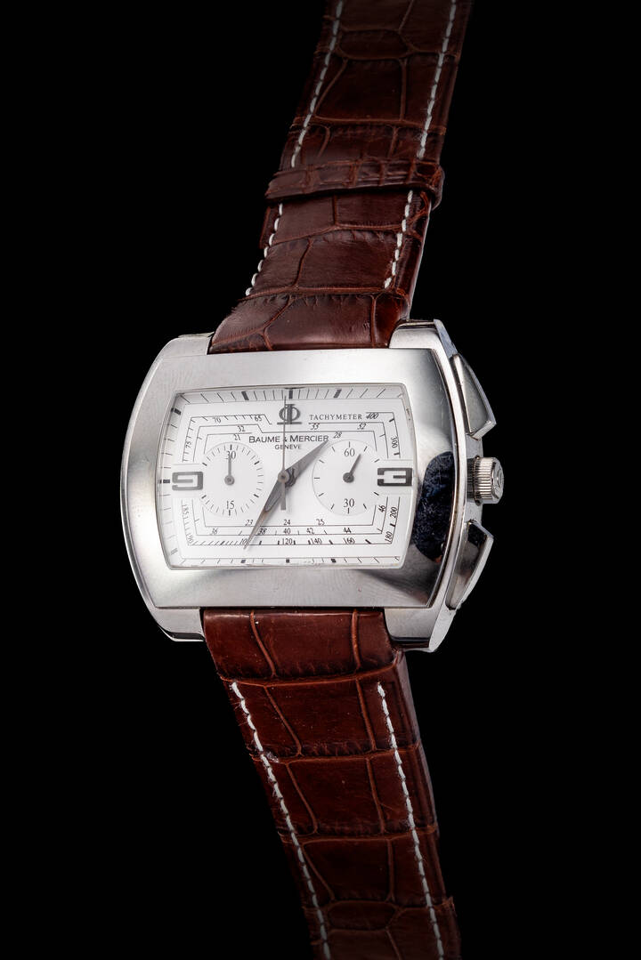 BAUME & MERCIER - Mod. ”Hampton Chronograph”, ref. 65430, serie recente<br>