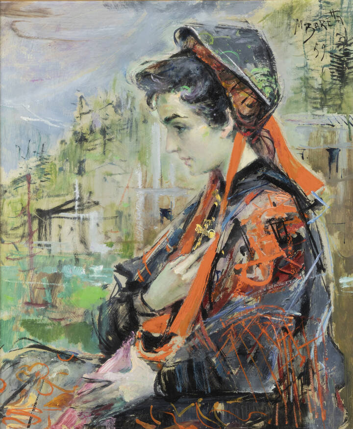 MICHELE BARETTA - 'Donna in costume' 1959