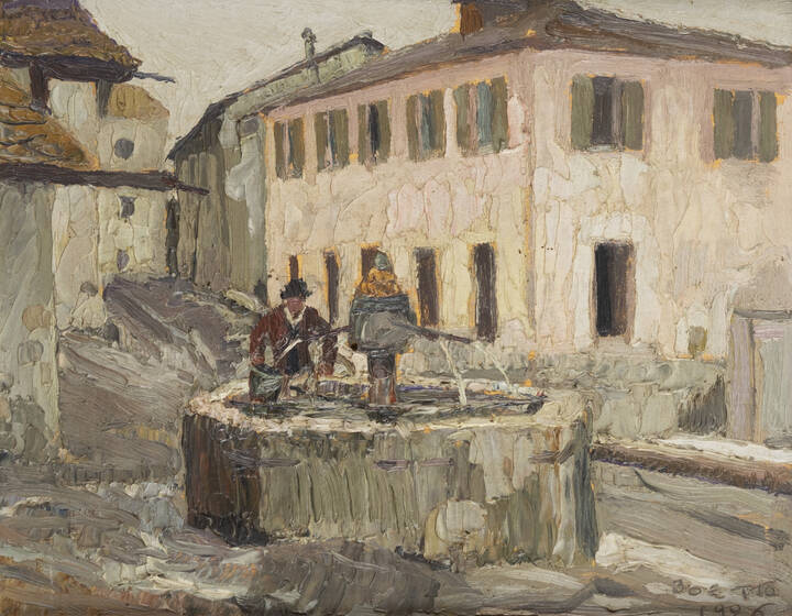 GIULIO BOETTO - 'Alla fonte' 1926