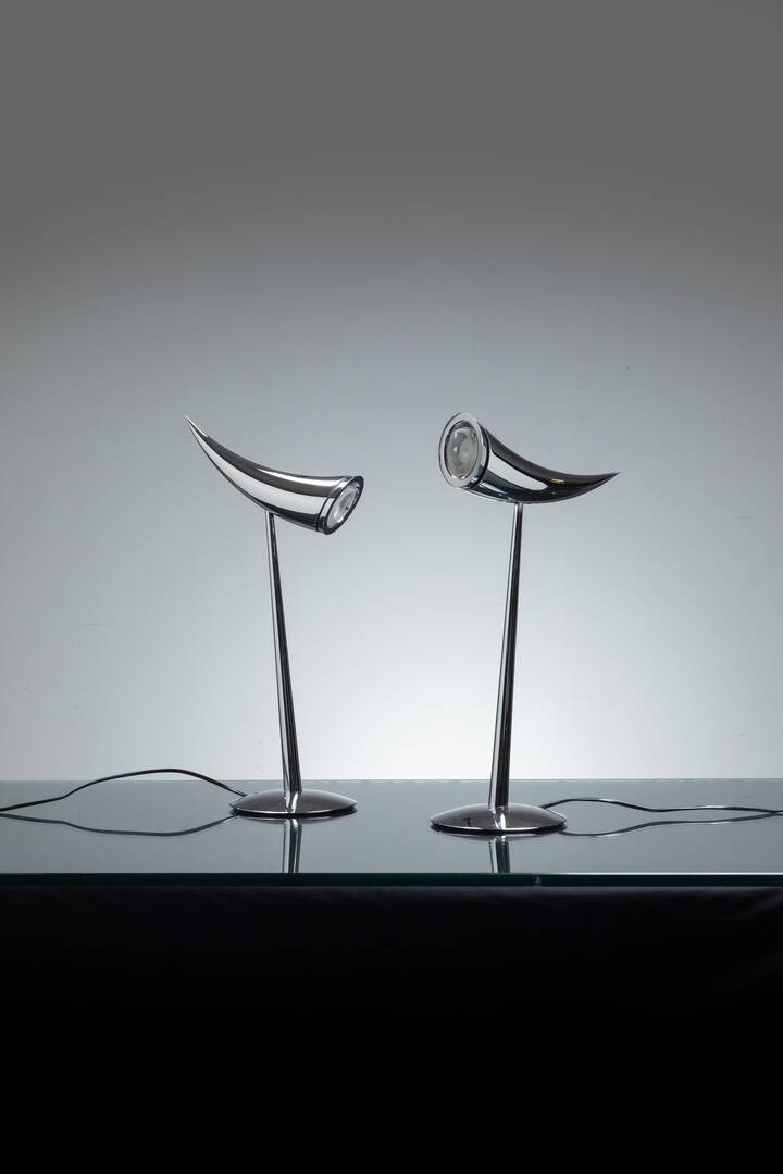 PHILIPPE STARCK - Coppia di lampade da tavolo mod. Arà