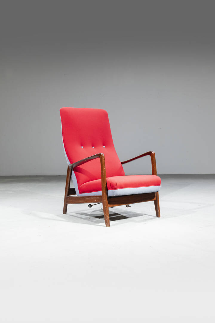 GIO PONTI - Poltrona reclinabile mod. 829
