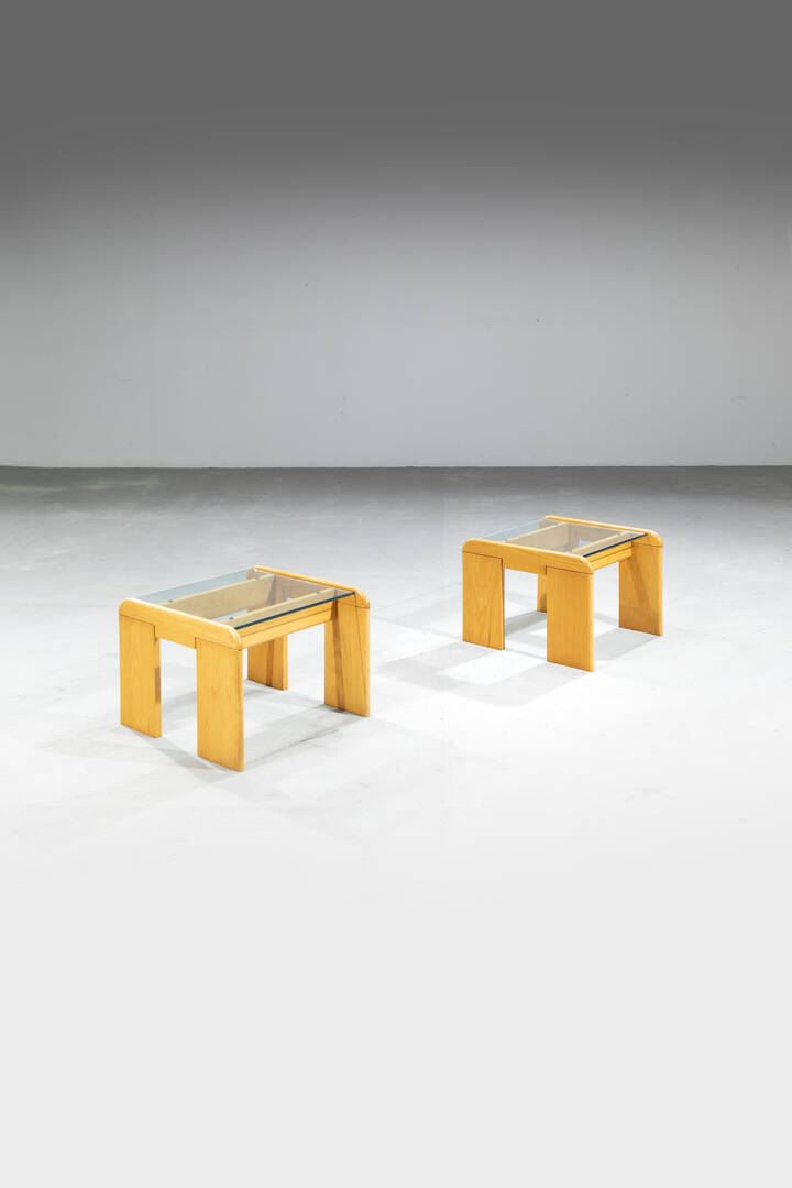 MOLTENI - Coppia di tavolini