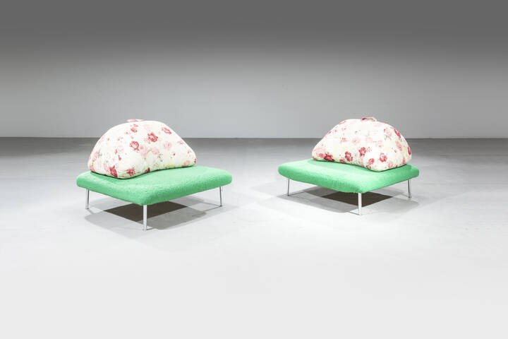 CERETTI GIORGIO, DEROSSI PIETRO E ROSSO RICCARDO - Coppia di poltrone mod. Wimbledon