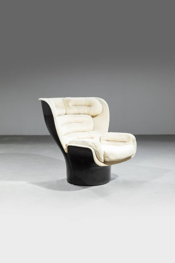 JOE COLOMBO - Poltrona girevole mod. Elda