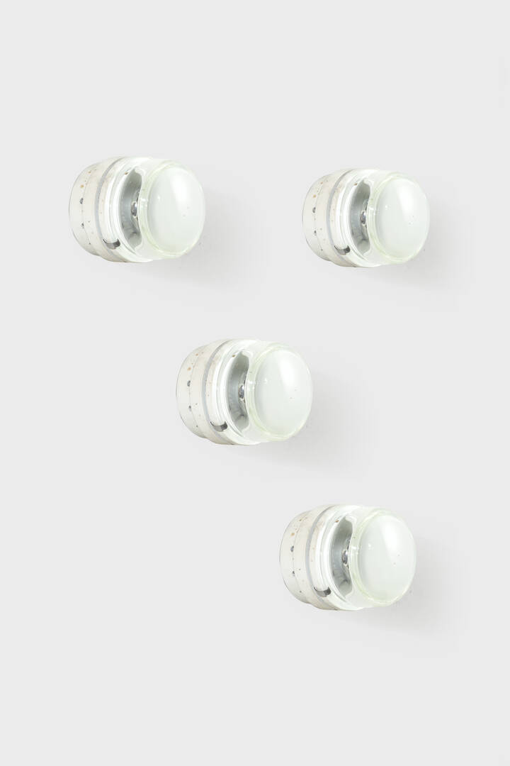 JOE COLOMBO - Quattro appliques mod. Fresnel - 1148