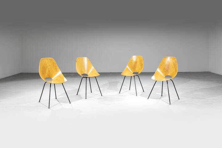 VITTORIO NOBILI - Quattro sedie mod. Medea