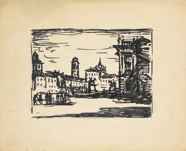 FELICE VELLAN - 'Piazza Castello-Torino'
