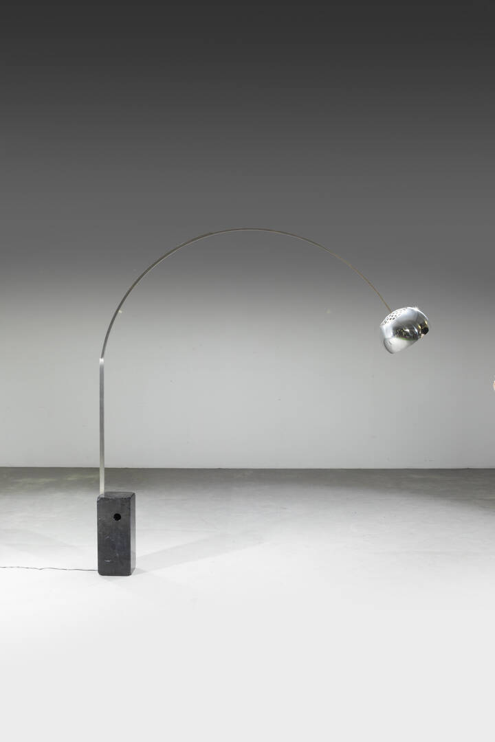 ACHILLE E PIER GIACOMO CASTIGLIONI - Lampada da terra mod. Arco