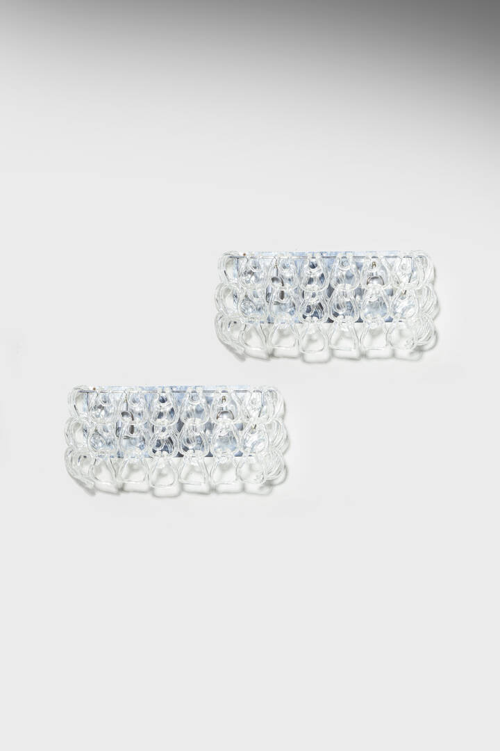 ANGELO MANGIAROTTI - Coppia di appliques mod. Giogali