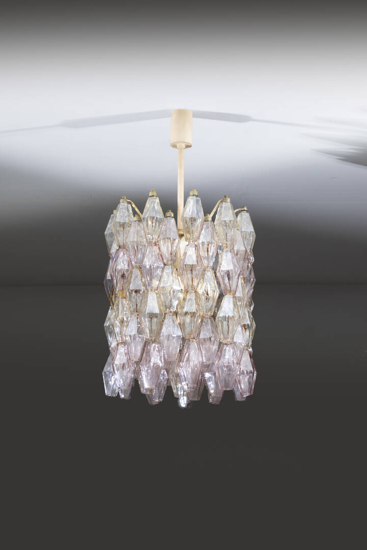 PAOLO VENINI - Lampada a sospensione mod. Poliedri