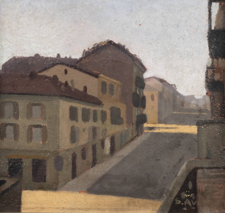 SILVIO AVONDO - 'Via Bernardino Galliari, Torino'