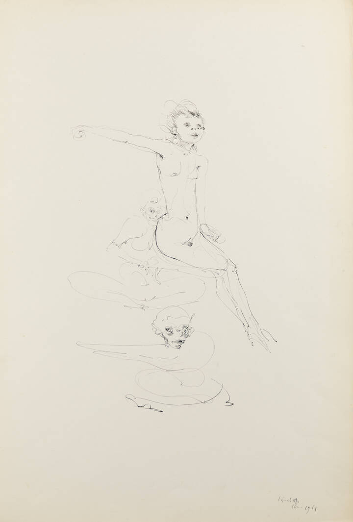 ENRICO COLOMBOTTO ROSSO - 'Figure' 1961