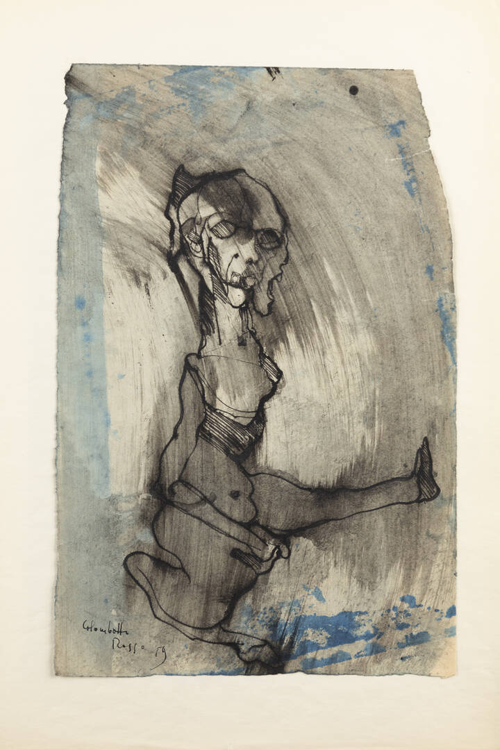 ENRICO COLOMBOTTO ROSSO - 'Senza titolo' 1959