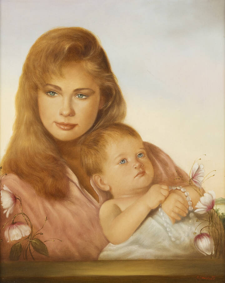 ANTONIO NUNZIANTE - 'Maternità' 1989