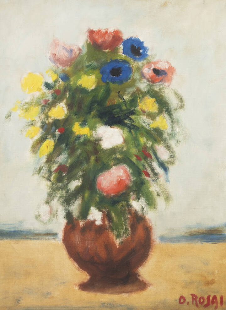 OTTONE ROSAI - 'Vaso con fiori' (1955)