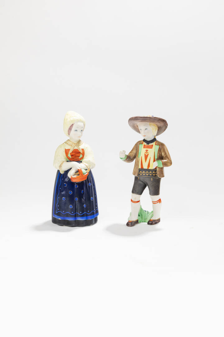 LENCI TORINO - 'Coppia in costume'