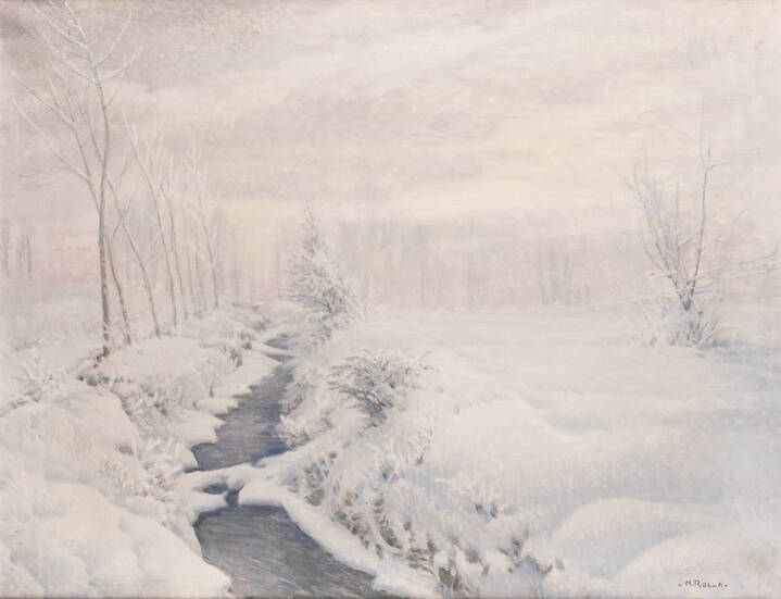 ADOLFO ROLLA - 'Giornata di brina'