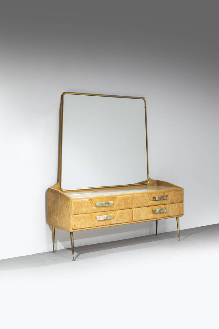 VITTORIO DASSI - Cassettiera con specchiera