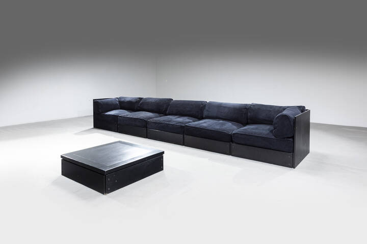 HEIDE ROLF - Divano modulare mod. Sofabank con tavolino