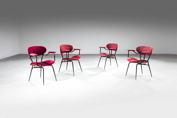 PRODUZIONE ITALIANA - Quattro poltroncine 