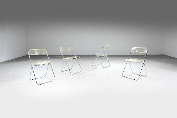 GIANCARLO PIRETTI - Quattro sedie pieghevoli mod. Plia