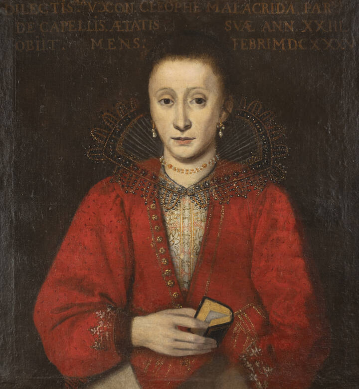 PITTORE ANONIMO - 'Ritratto di Cleophe Malacrida' 1635