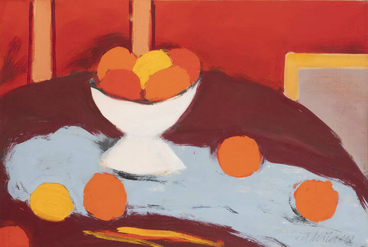 GIULIO DA MILANO - 'Natura morta aranci e limoni' 1975