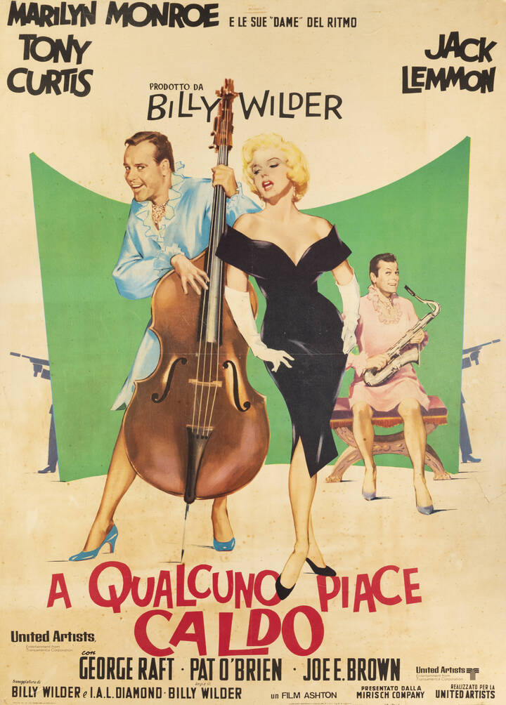 MANIFESTO - 'A qualcuno piace caldo'