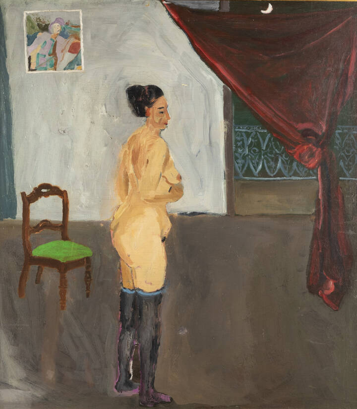 GIOSUE' CALIERNO - 'Notturno in periferia' 1961