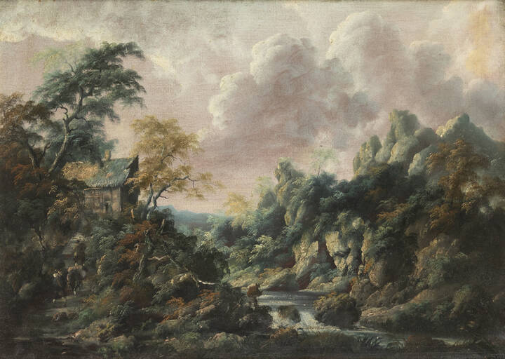 PITTORE ANONIMO DEL XIX SECOLO - 'Paesaggio'