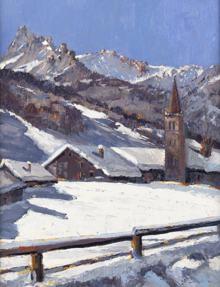 CLAUDIO FASSIO - 'Nevicata al Melezet' 2021