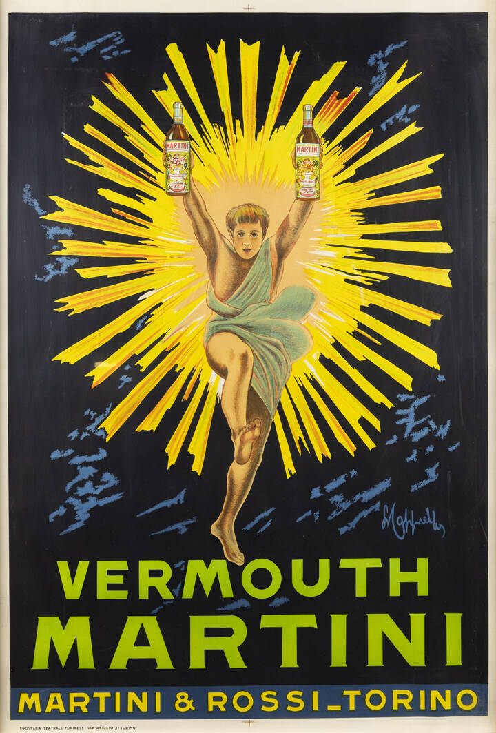 LEONETTO CAPPIELLO - 'Vermouth Martini - Martini & Rossi - Torino' 1959