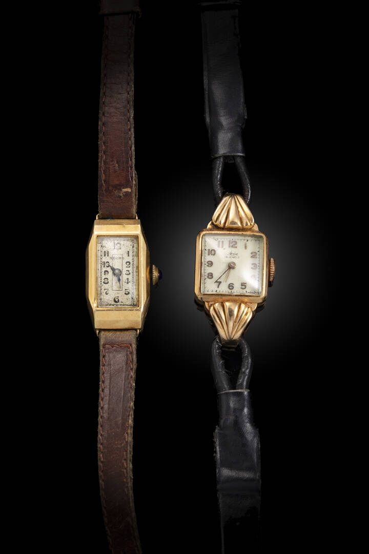 LOTTO DI DUE OROLOGI LADY - Mod. “Lady dress watch” anni '40