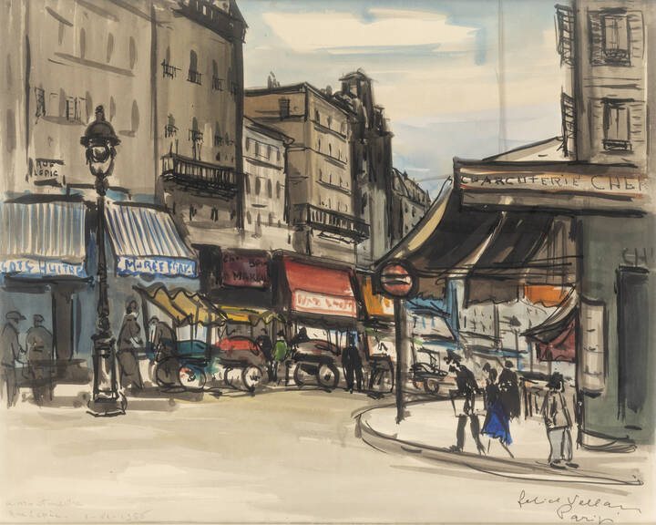 FELICE VELLAN - 'Parigi', 1-VI-1956