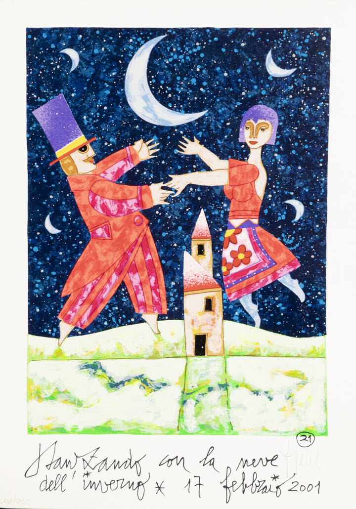 ANTONIO MUSANTE - 'Danzando con la neve dell'inverno' 17 febbraio 2001